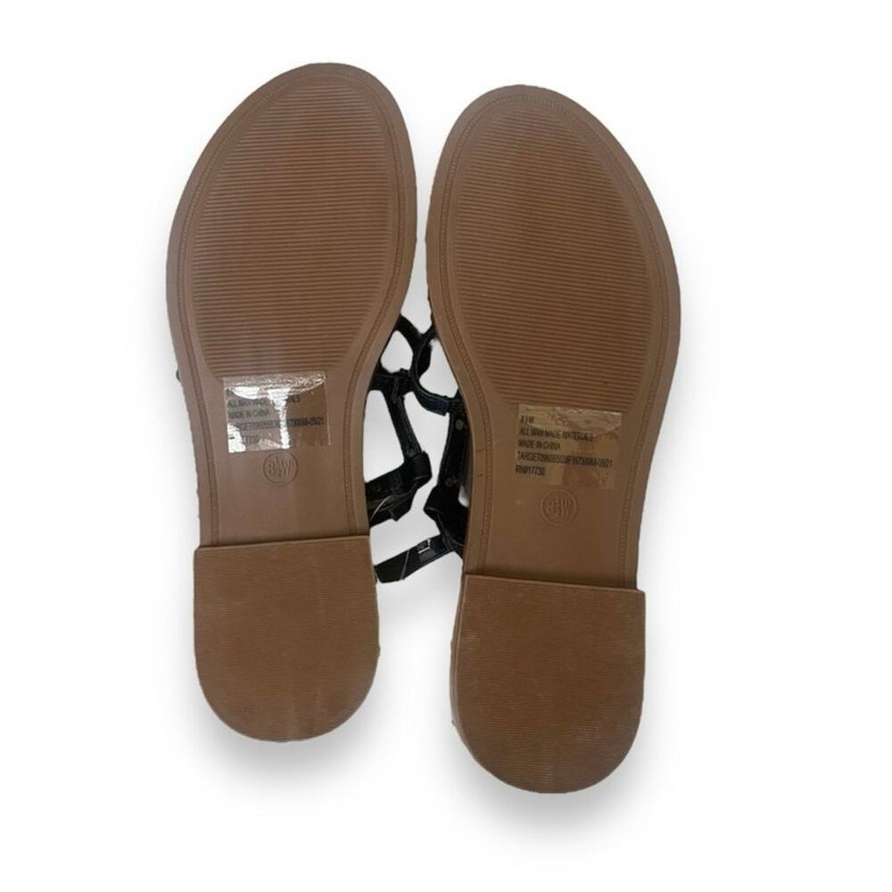 a new day Astrid studded gladiator sandals NWT Women's 8.5W - Picture 9 of 9